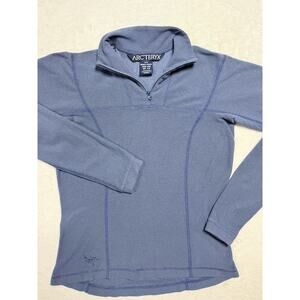 Arc'teryx Delta LT Thermal SZ S Blue Made In Canada Polartec Gorpcore 1/4 Zip